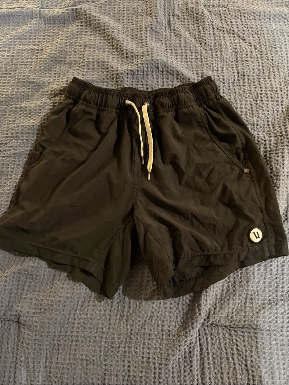 Vuori Black Kore Shorts 5in inseam